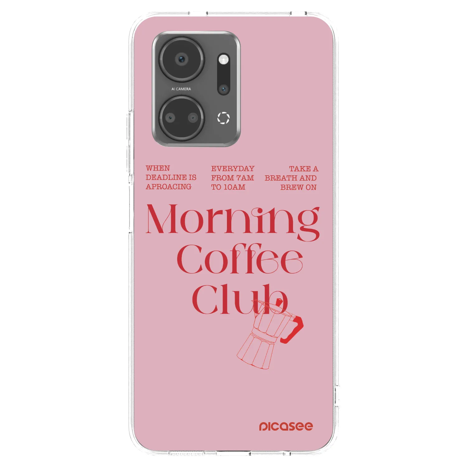 Picasee διαφανής θήκη σιλικόνης Honor X7a - Morning