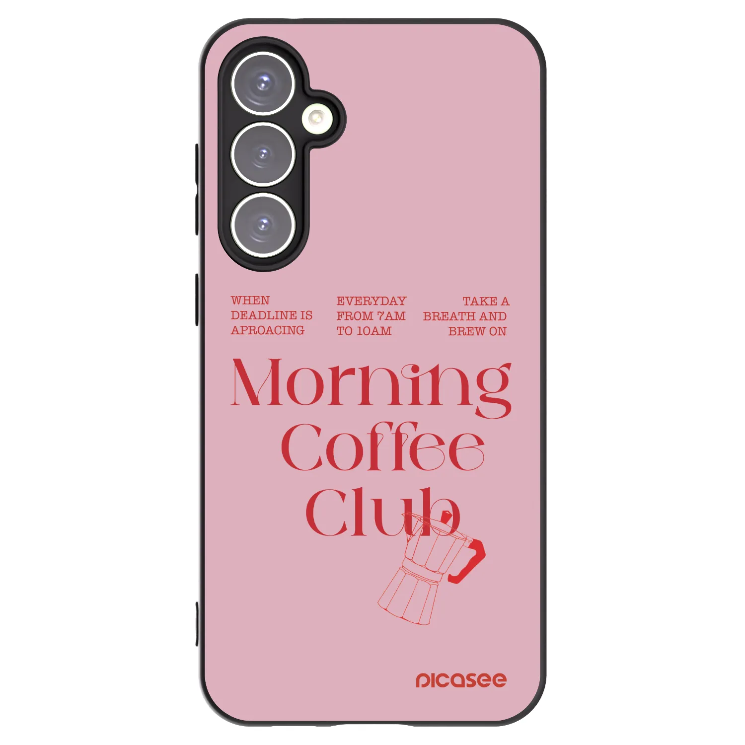 Picasee Μαύρη θήκη σιλικόνης για Samsung Galaxy S23 FE S711B - Morning