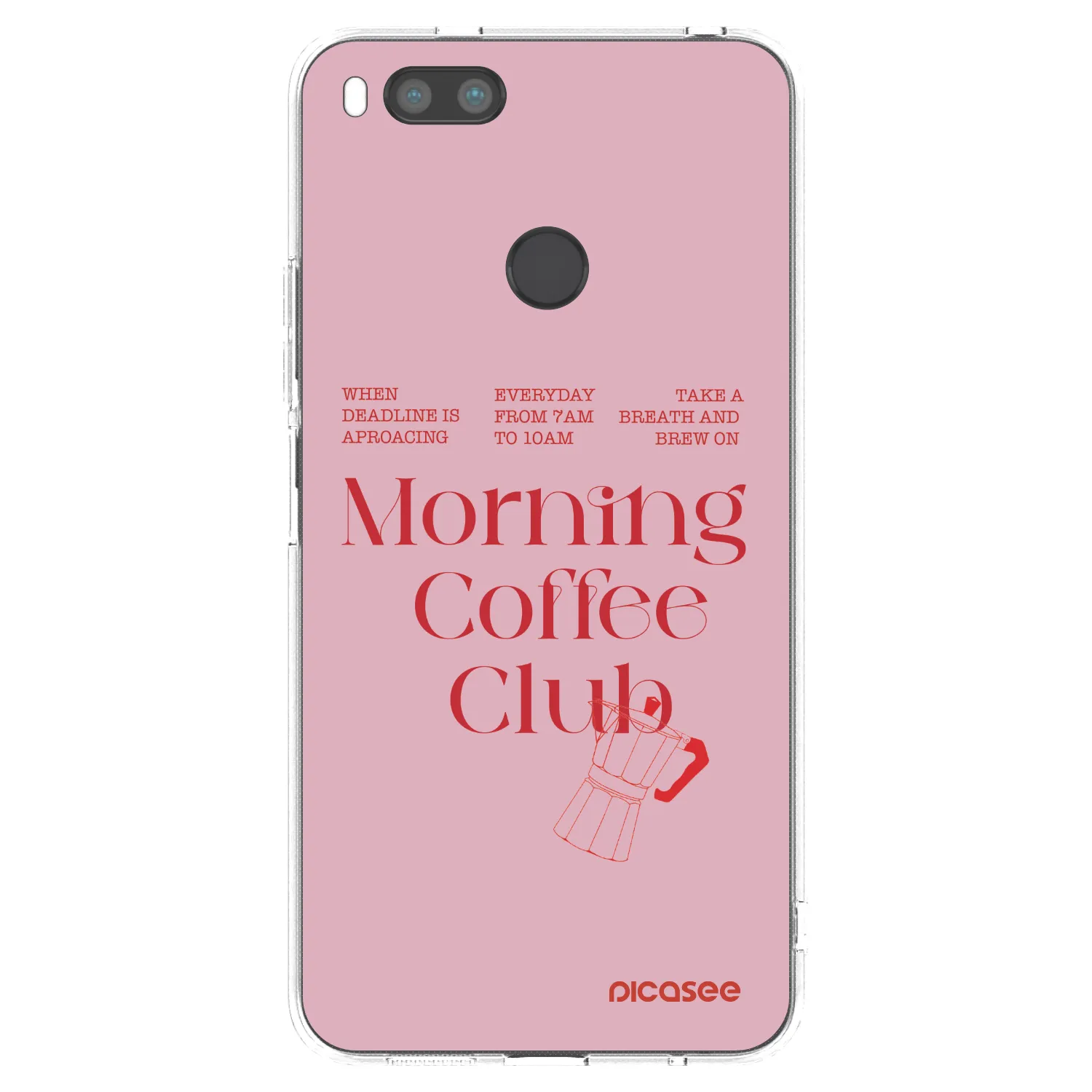 Picasee διαφανής θήκη σιλικόνης Xiaomi Mi A1 Global - Morning