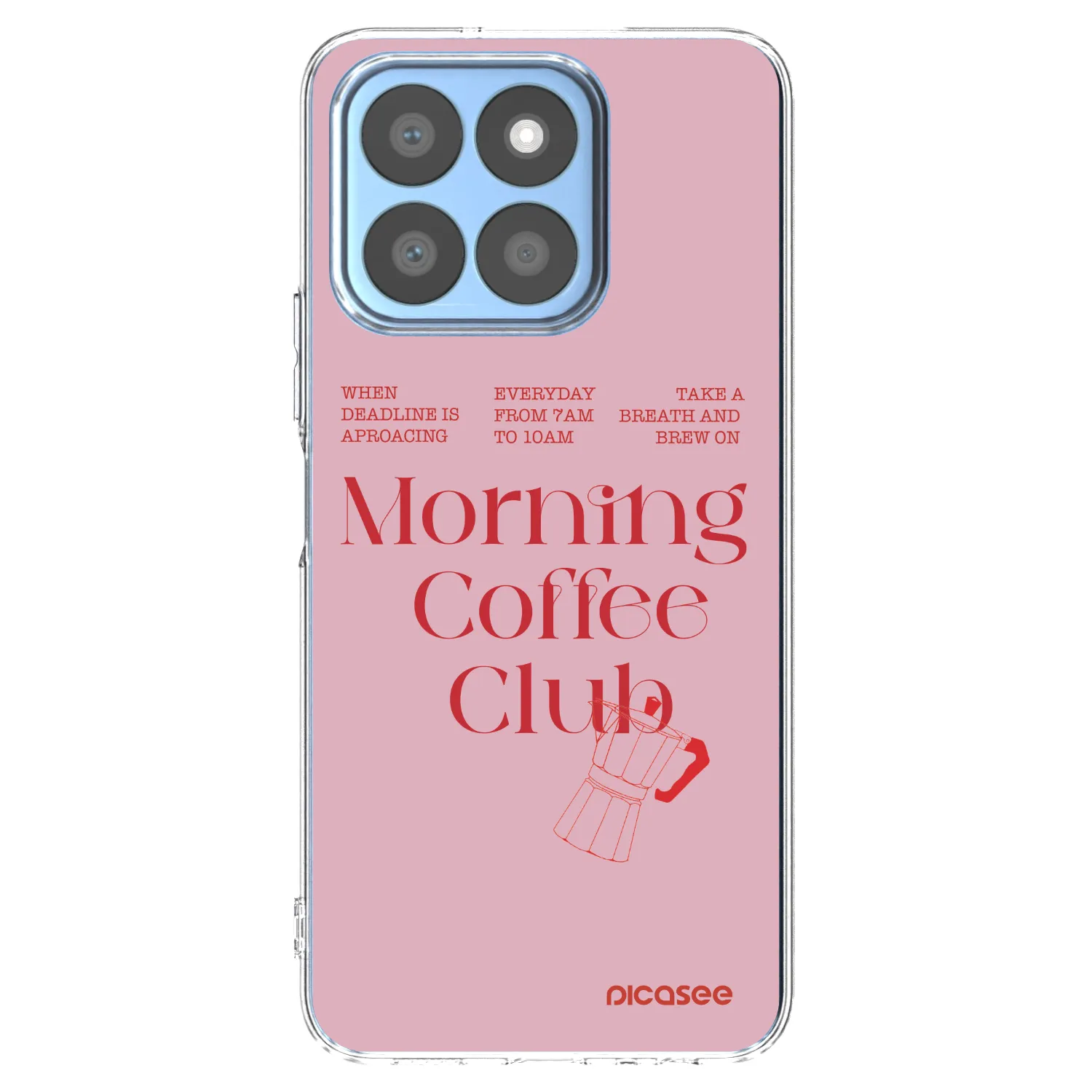 Picasee διαφανής θήκη σιλικόνης Honor X8b - Morning