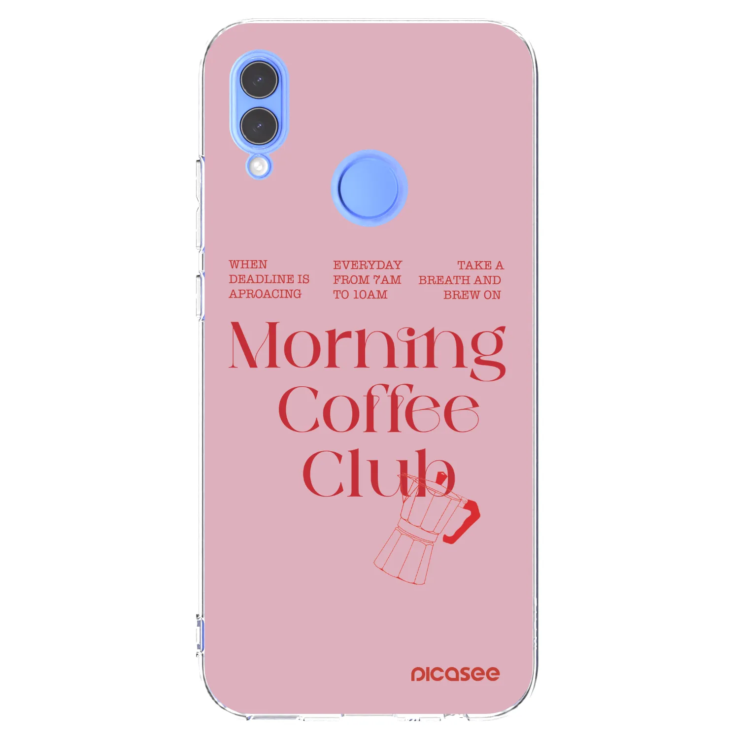 Picasee διαφανής θήκη σιλικόνης Honor 10 Lite - Morning
