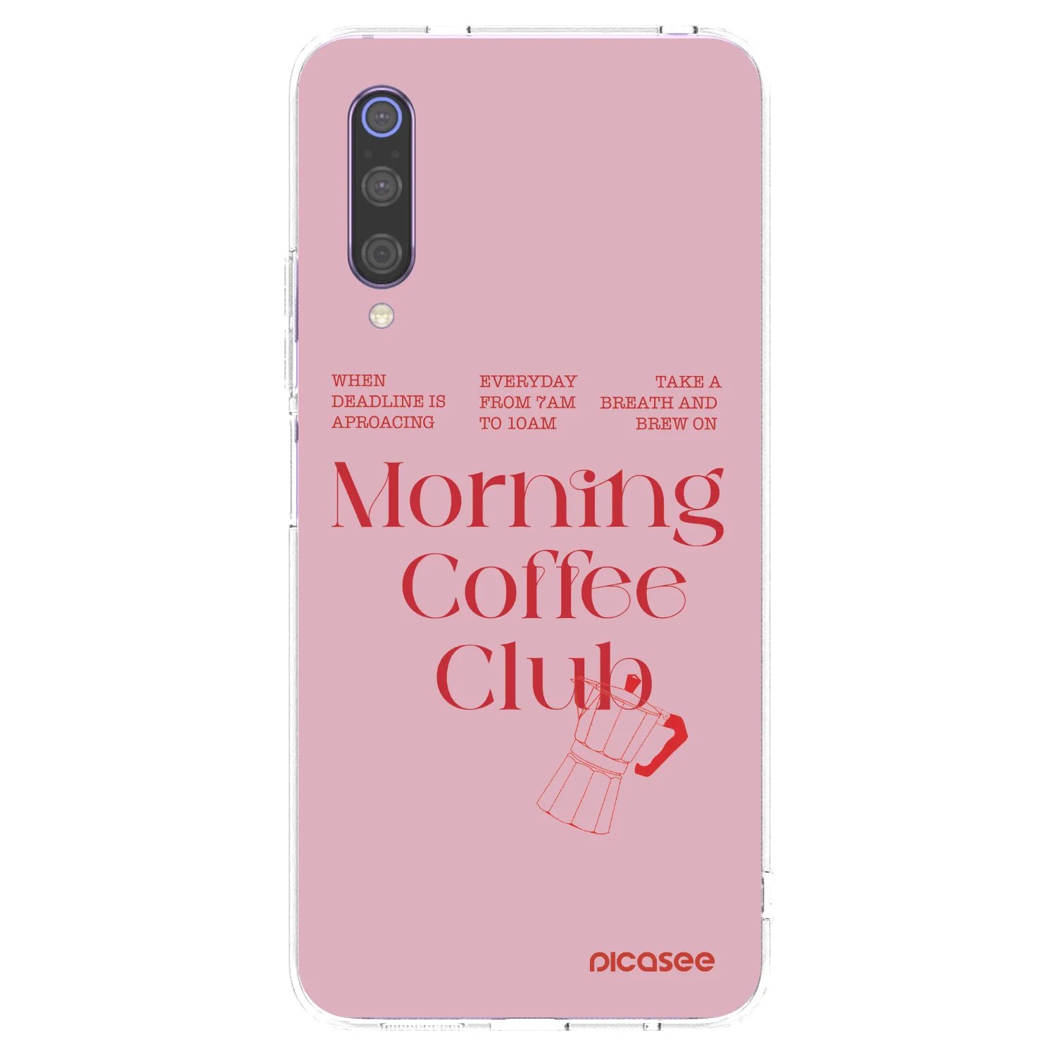 Picasee διαφανής θήκη σιλικόνης Xiaomi Mi 9 - Morning