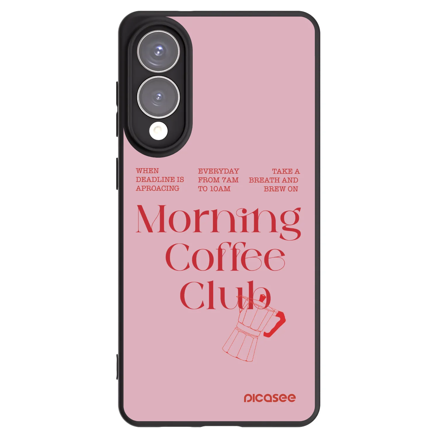 Picasee Μαύρη θήκη σιλικόνης για Samsung Galaxy S25 Edge 5G - Morning