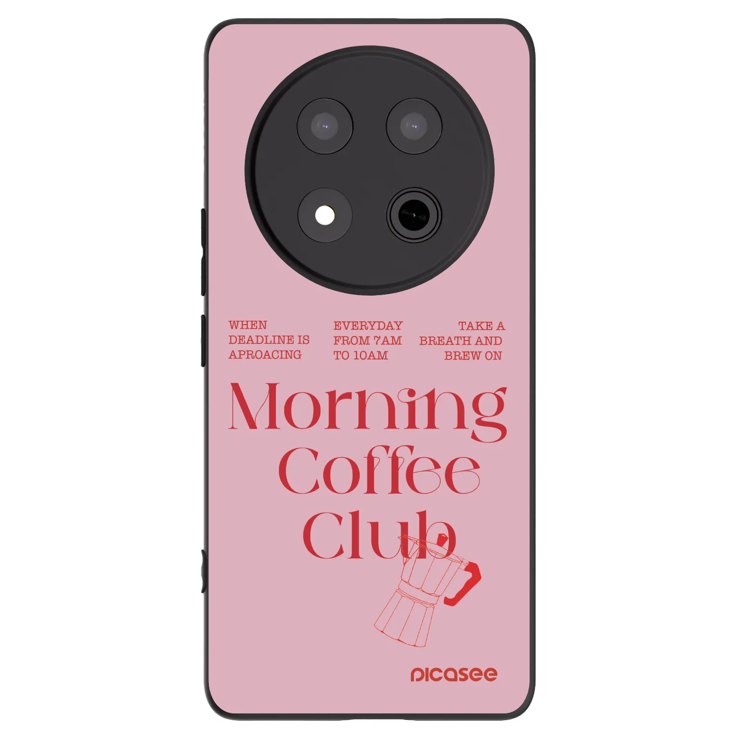 Picasee Μαύρη θήκη σιλικόνης για Honor Magic7 Lite 5G - Morning