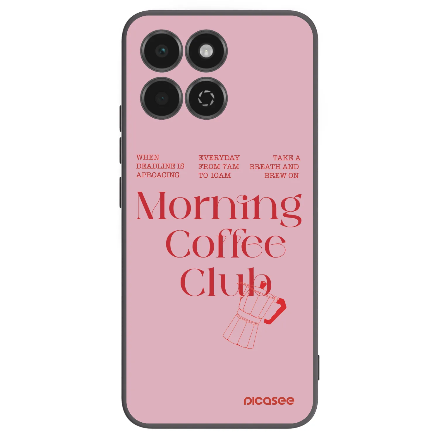 Picasee Μαύρη θήκη σιλικόνης για Honor 200 Smart 5G - Morning