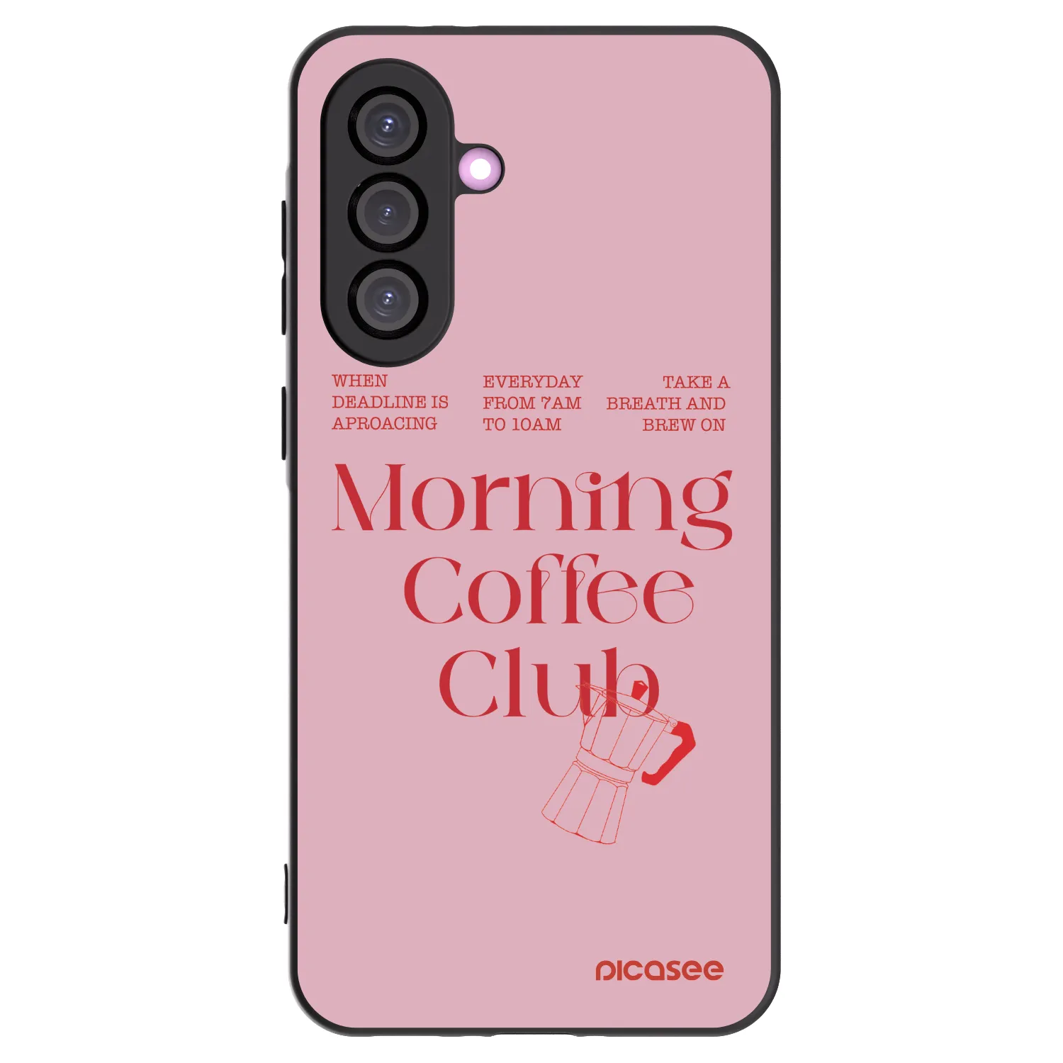 Picasee Μαύρη θήκη σιλικόνης για Samsung Galaxy A36 5G - Morning