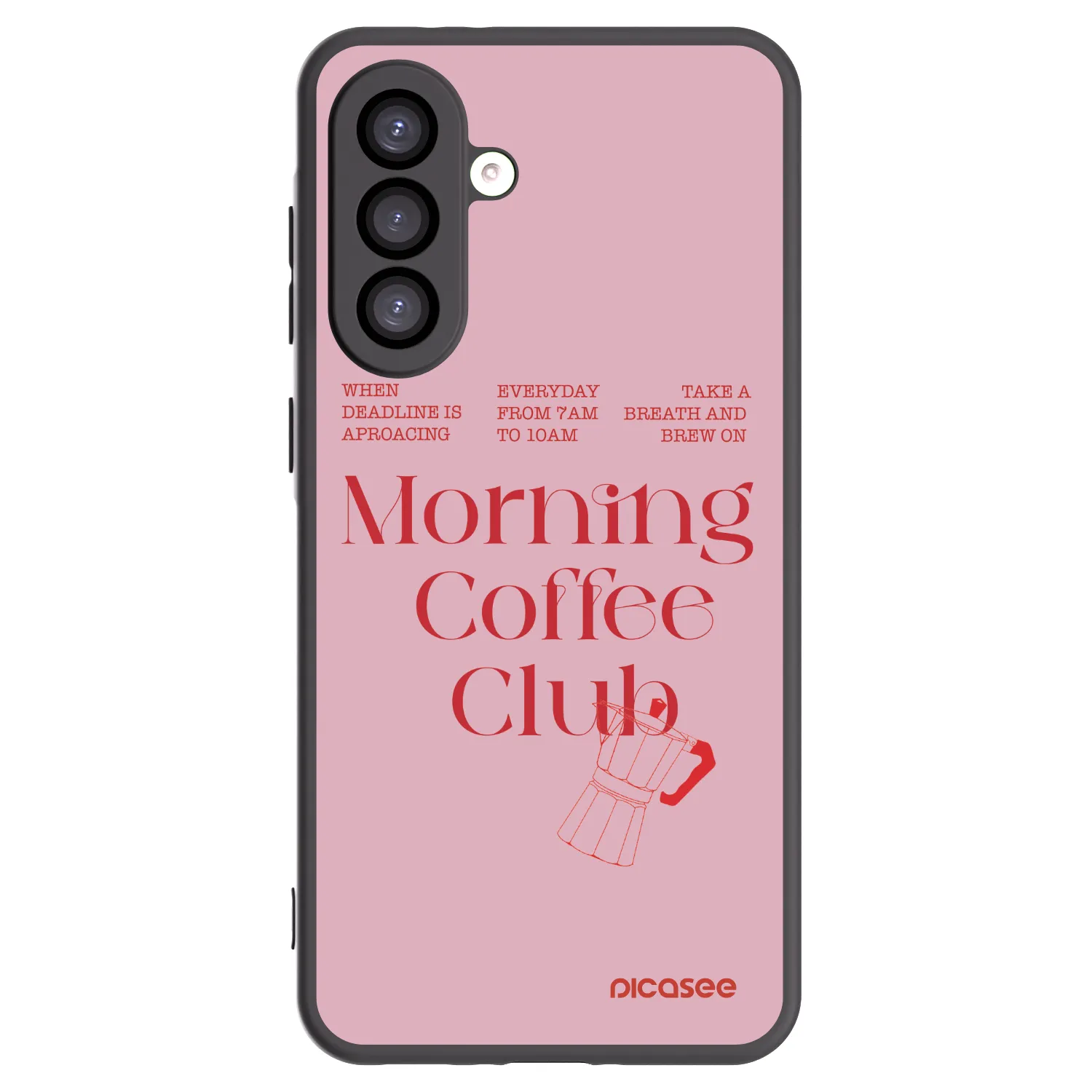 Picasee Μαύρη θήκη σιλικόνης για Samsung Galaxy A26 5G A266B - Morning