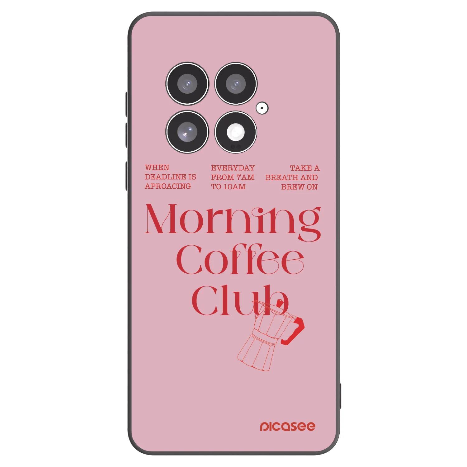Picasee Μαύρη θήκη σιλικόνης για OnePlus 13 5G - Morning