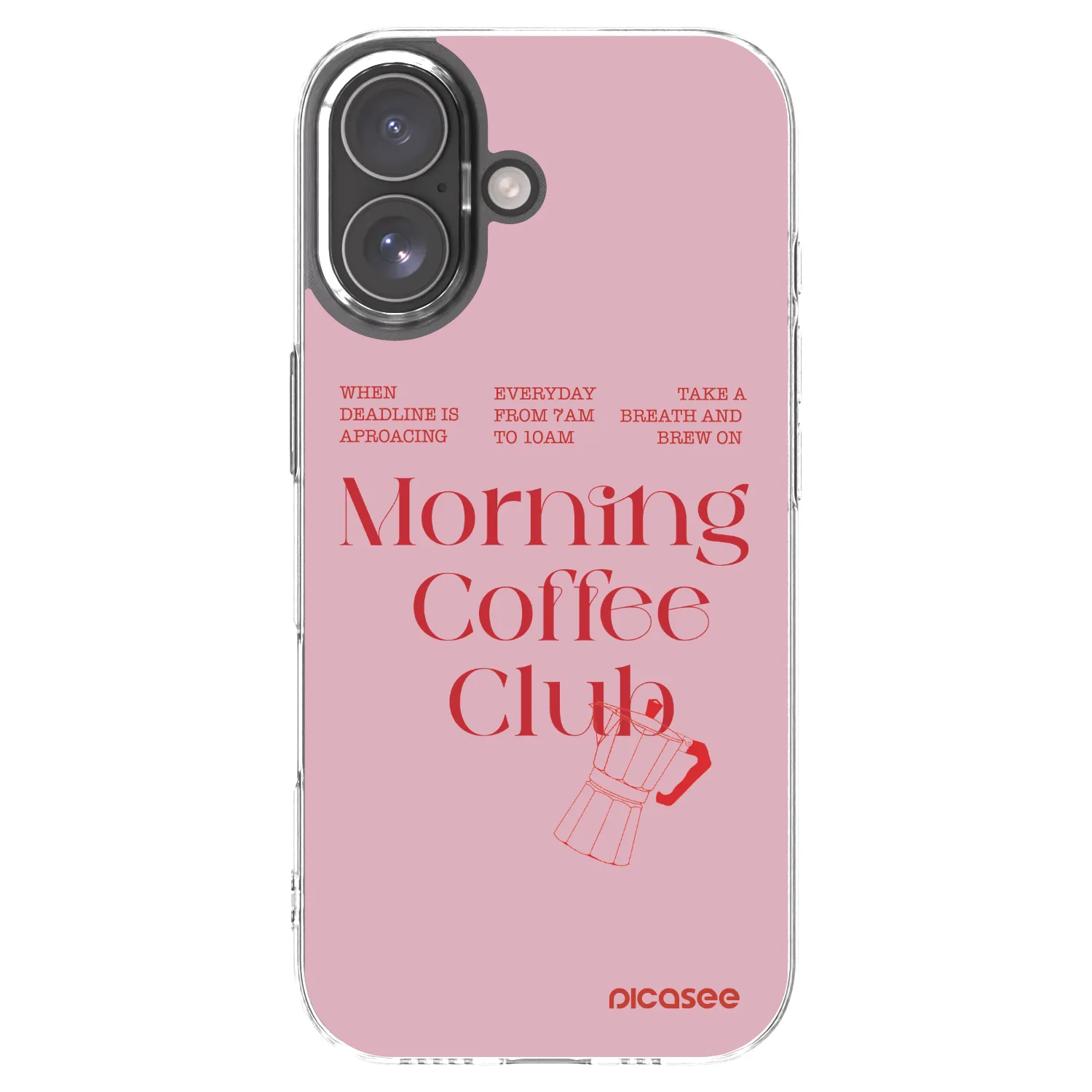 Picasee διαφανής θήκη σιλικόνης Apple iPhone 17 - Morning