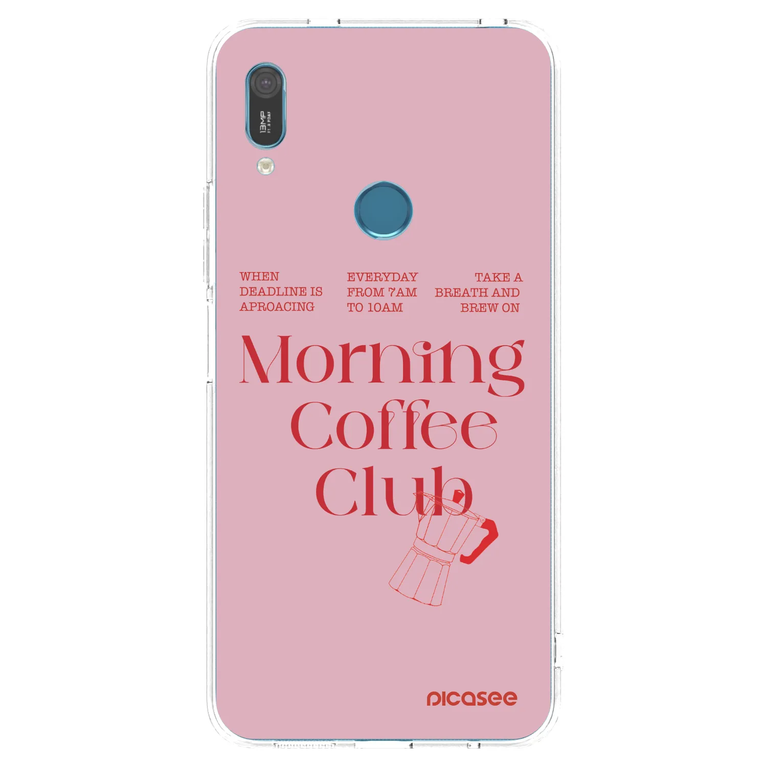Picasee διαφανής θήκη σιλικόνης Huawei Y6 2019 - Morning