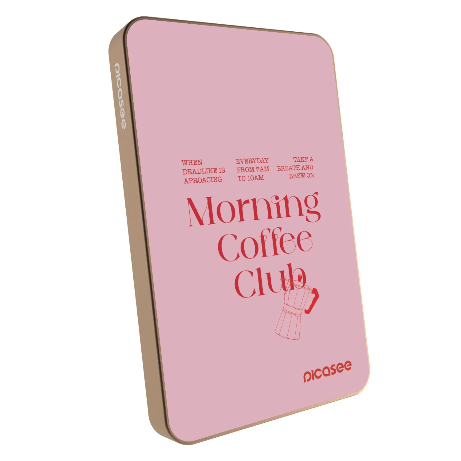 Picasee Powerbank με MagSafe 5 000 mAh Χρυσαφένιος - Morning