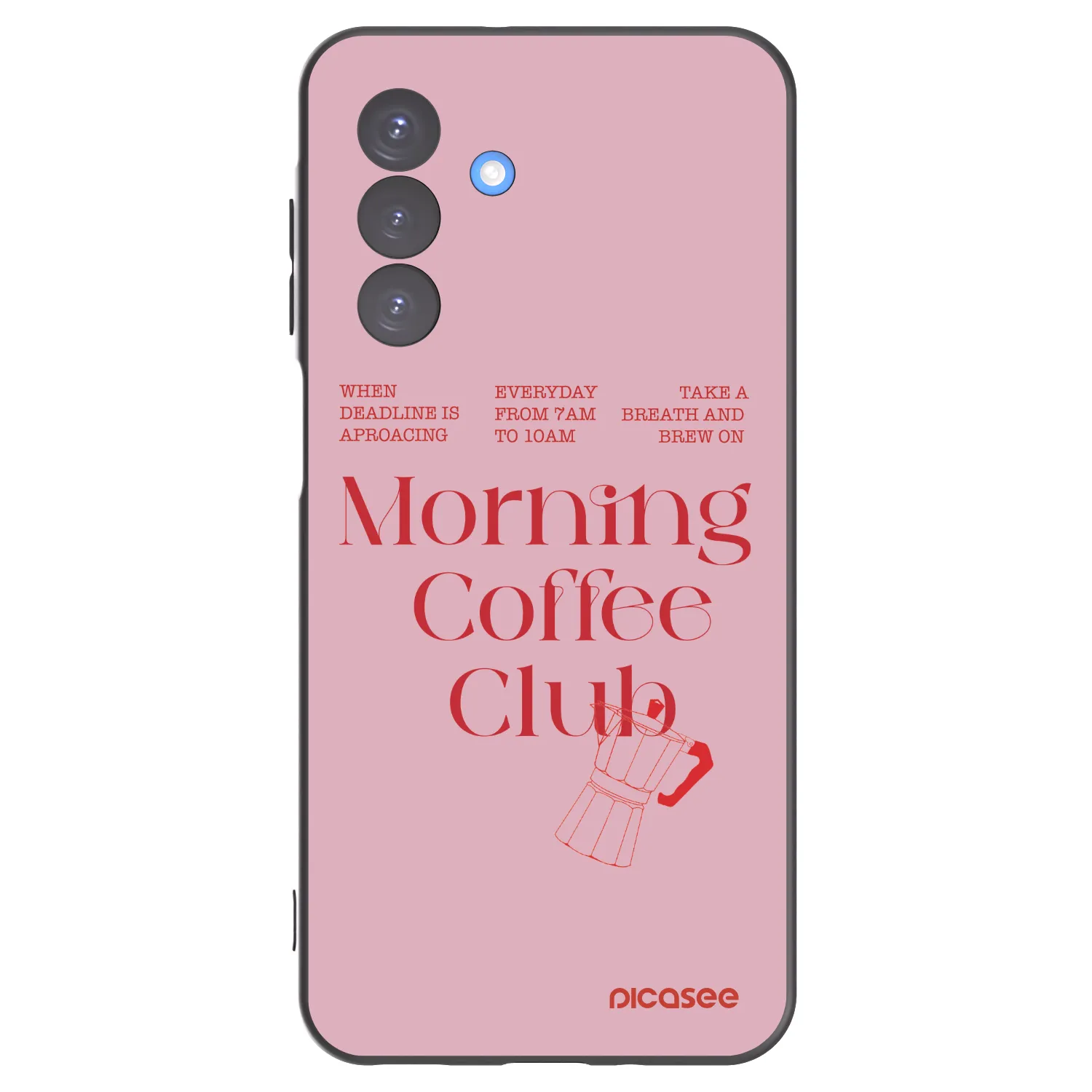 Picasee Μαύρη θήκη σιλικόνης για Samsung Galaxy A17 5G - Morning
