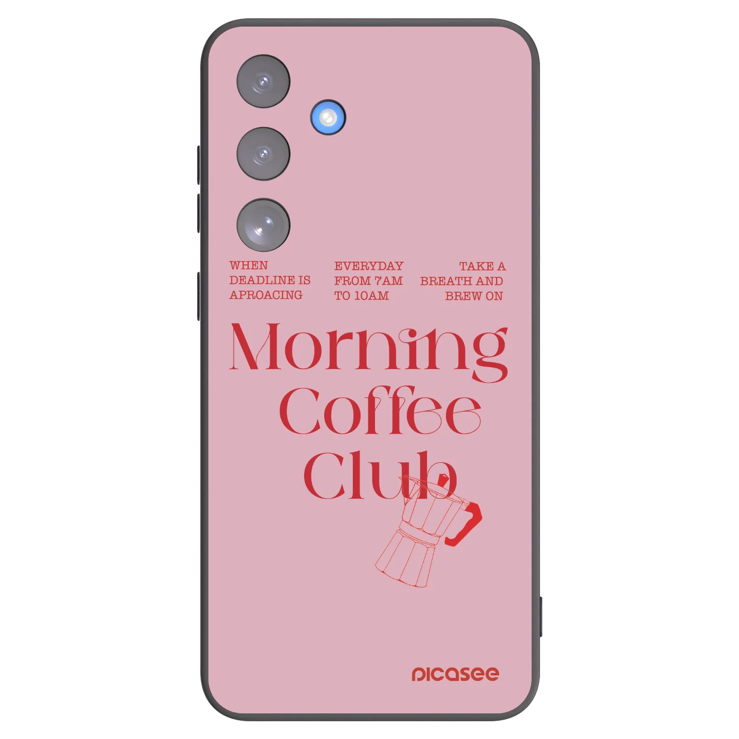 Picasee Μαύρη θήκη σιλικόνης για Samsung Galaxy S25 FE 5G - Morning