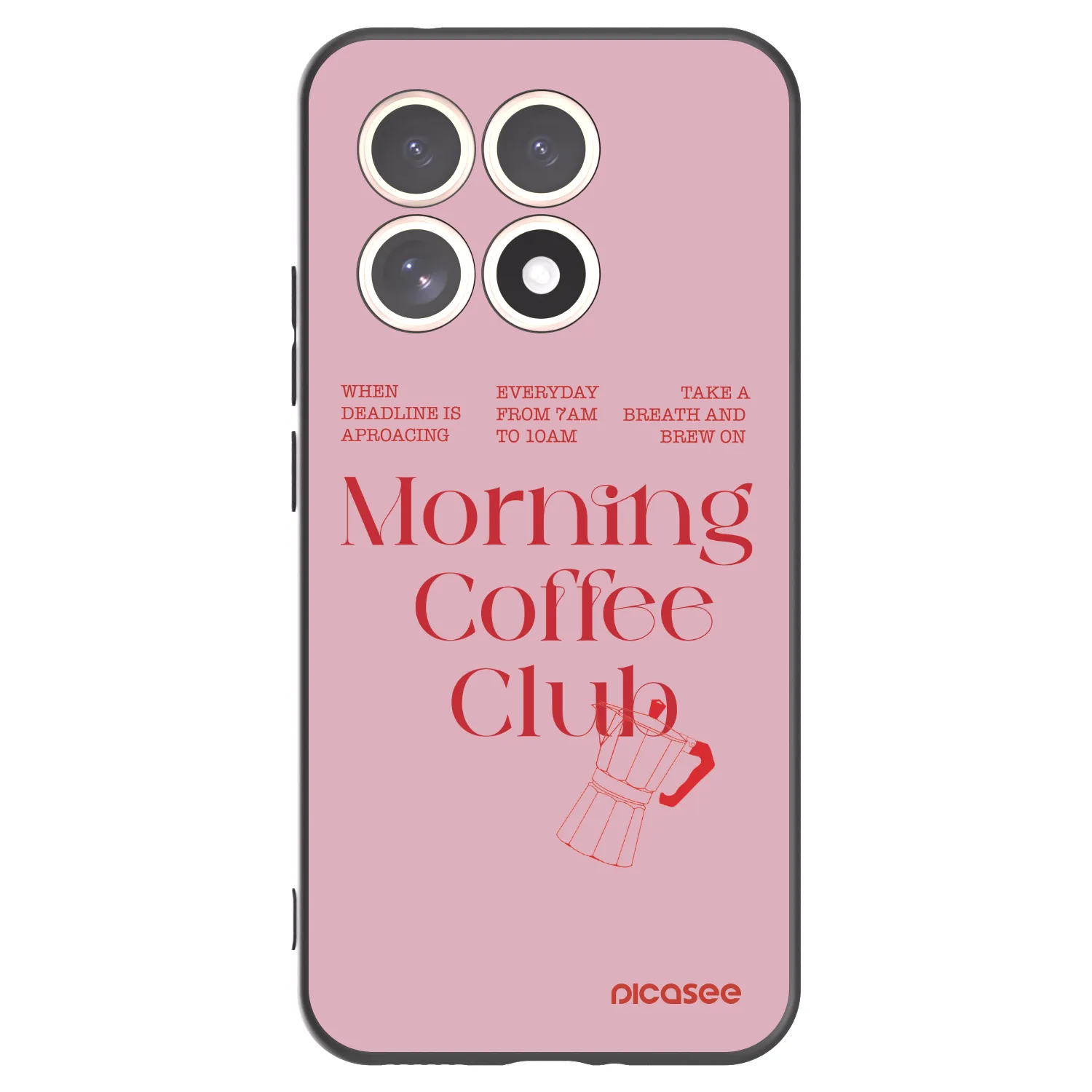 Picasee Μαύρη θήκη σιλικόνης για Xiaomi 15T - Morning