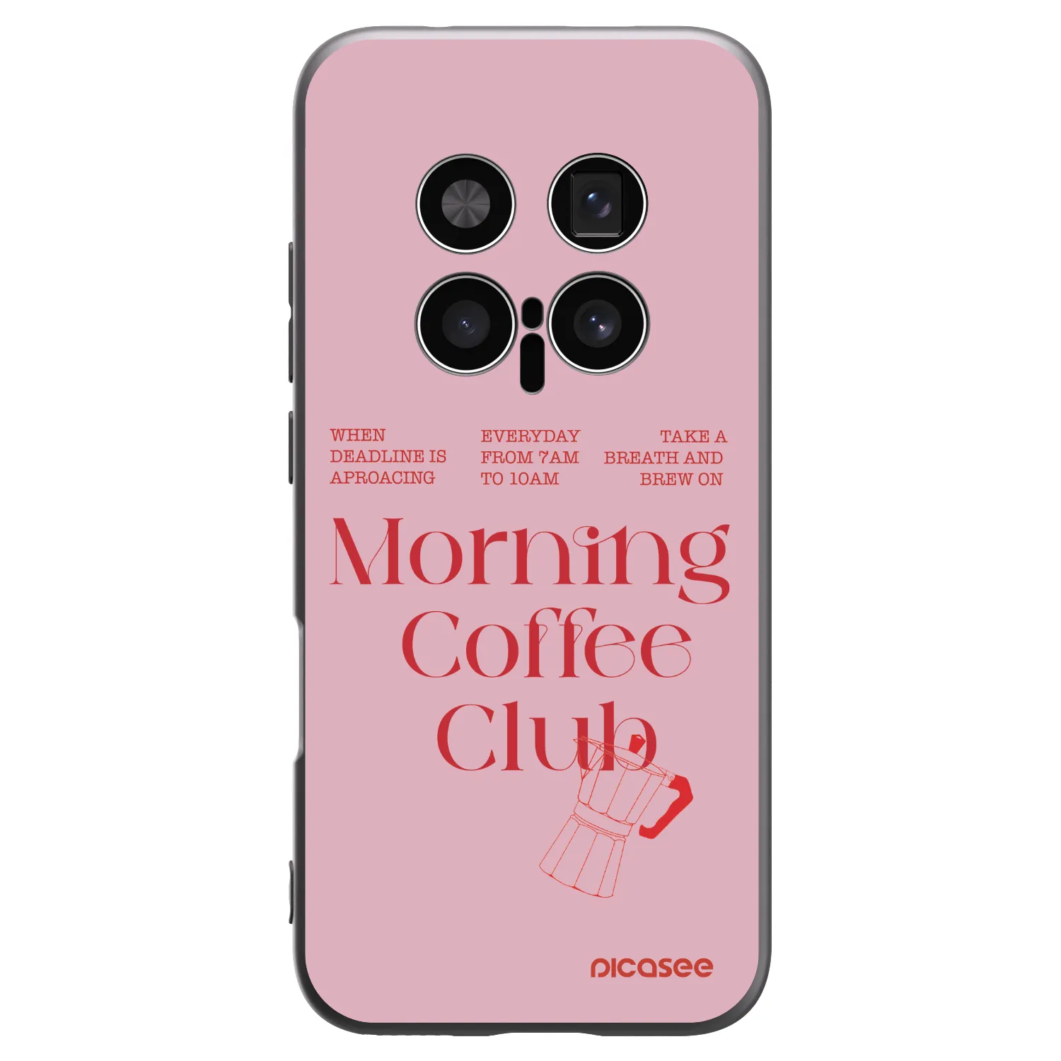 Picasee Μαύρη θήκη σιλικόνης για Honor Magic8 Pro 5G - Morning