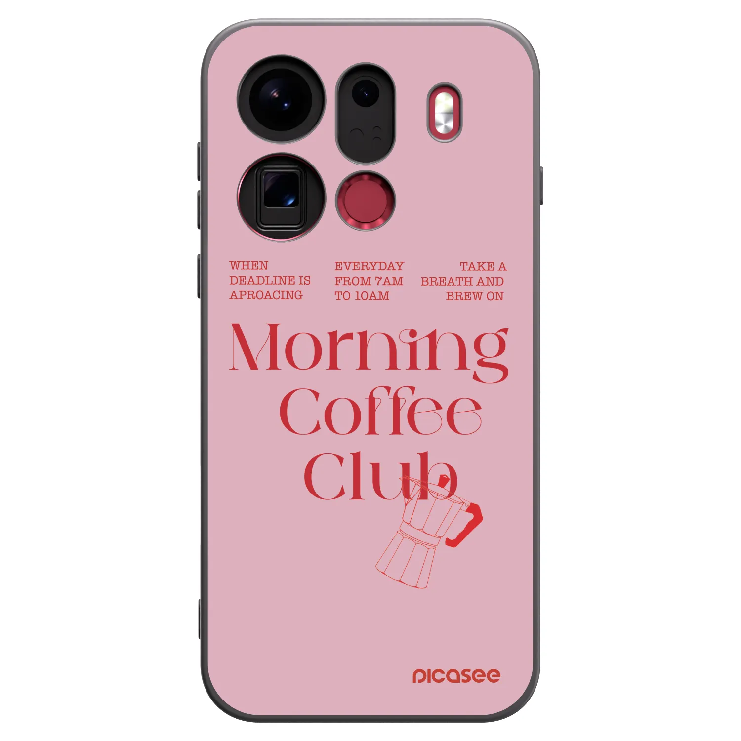 Picasee Μαύρη θήκη σιλικόνης για OPPO Find X9 Pro - Morning