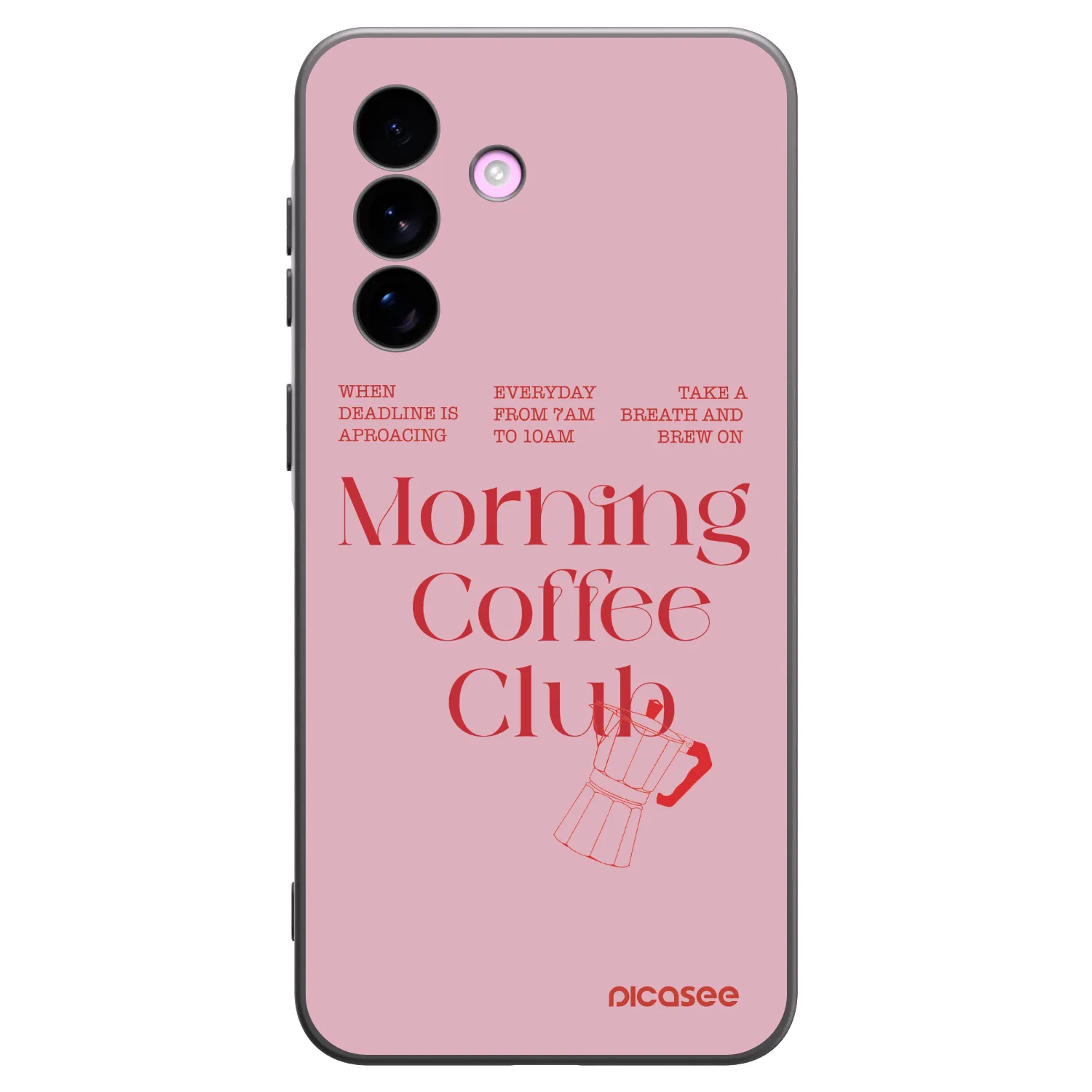Picasee Μαύρη θήκη σιλικόνης για Samsung Galaxy A57 5G - Morning
