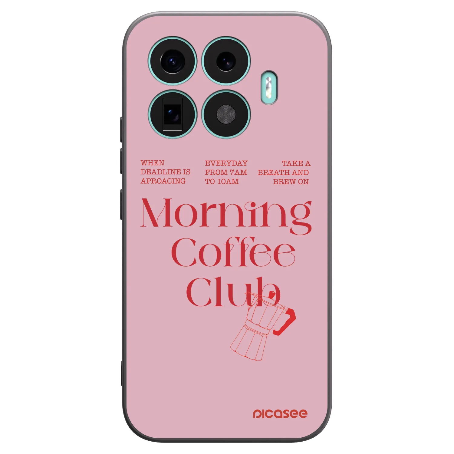 Picasee Μαύρη θήκη σιλικόνης για Xiaomi 17T - Morning