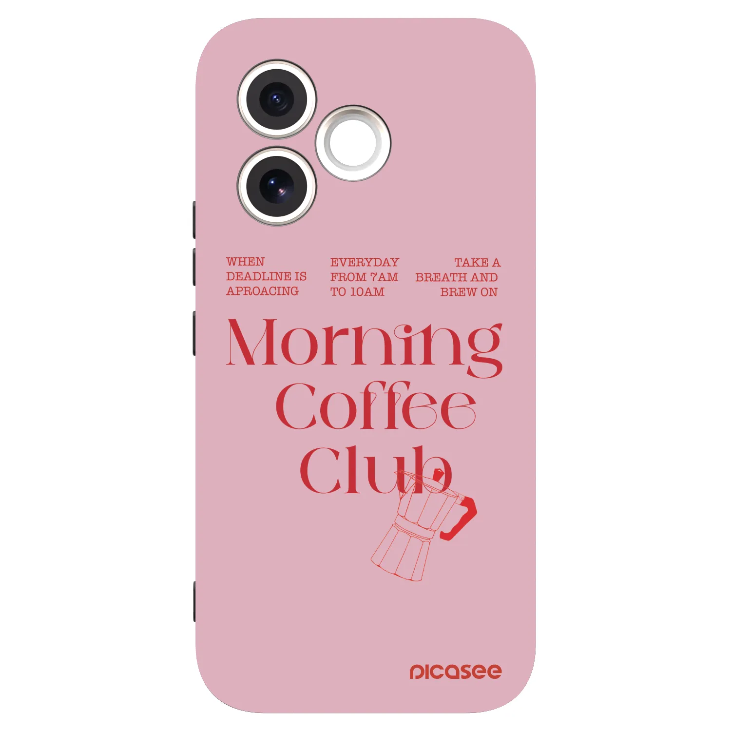 Picasee Μαύρη θήκη σιλικόνης για Honor 600 Lite - Morning