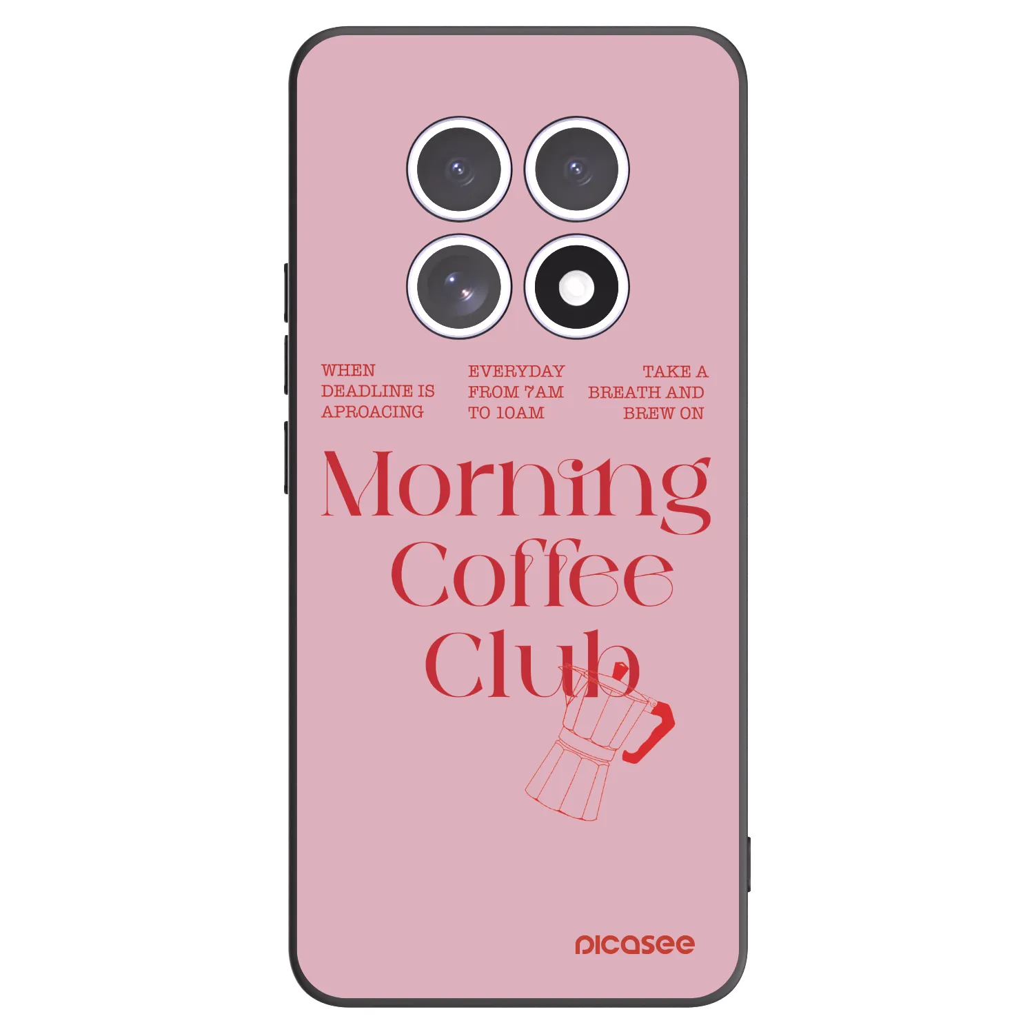 Picasee Μαύρη θήκη σιλικόνης για Xiaomi Redmi Note 15 5G - Morning