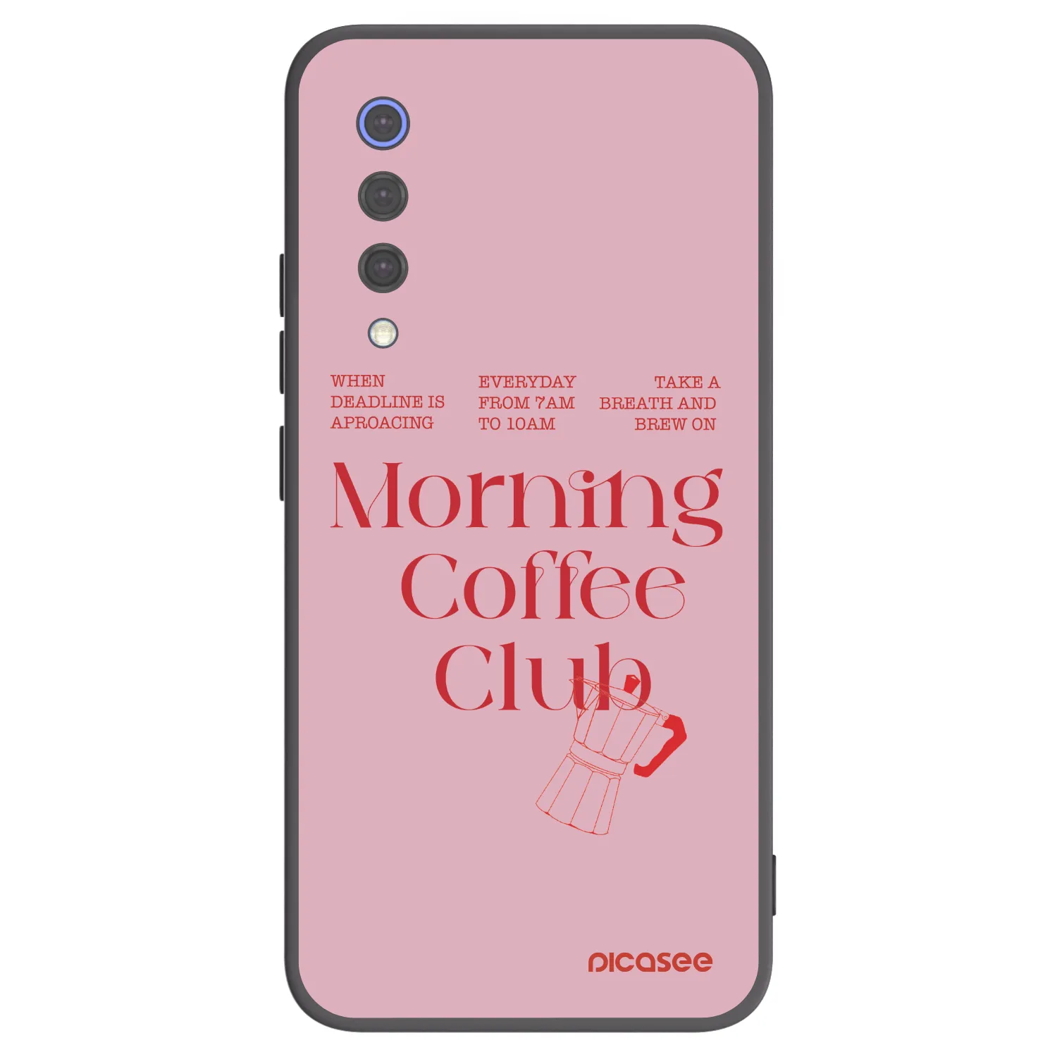 Picasee Μαύρη θήκη σιλικόνης για Xiaomi Mi 9 SE - Morning
