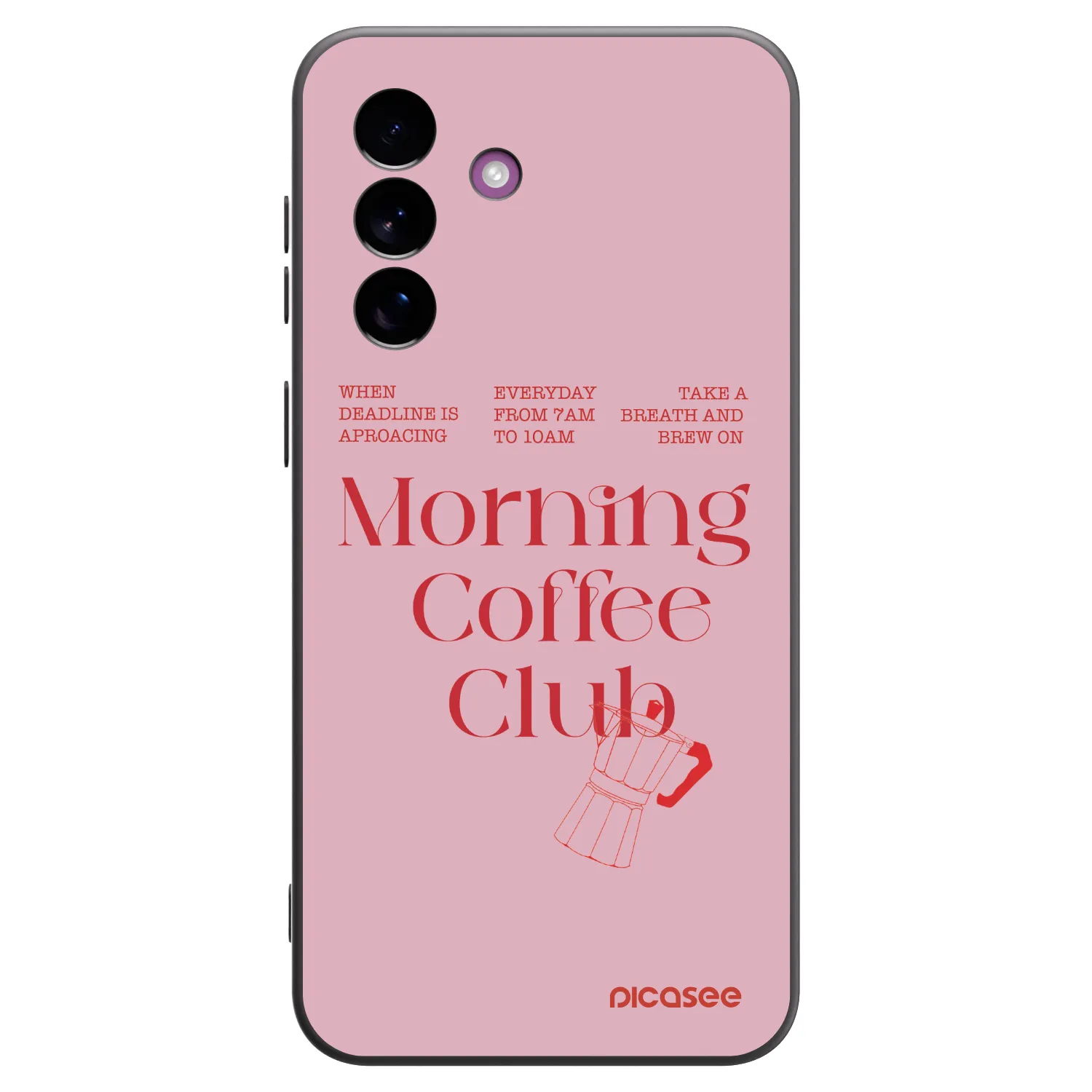 Picasee Μαύρη θήκη σιλικόνης για Samsung Galaxy A37 - Morning