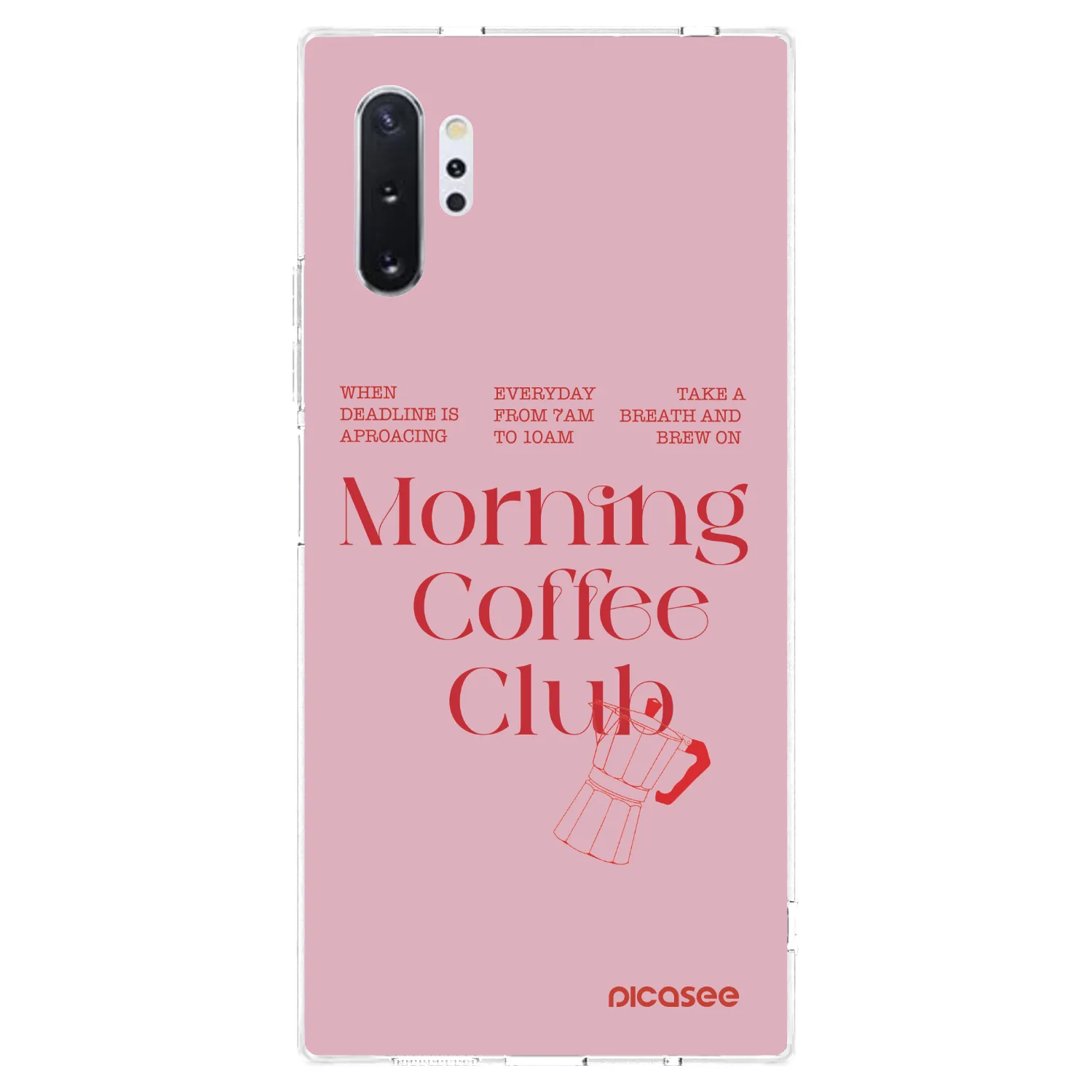 Picasee διαφανής θήκη σιλικόνης Samsung Galaxy Note 10+ N975F - Morning