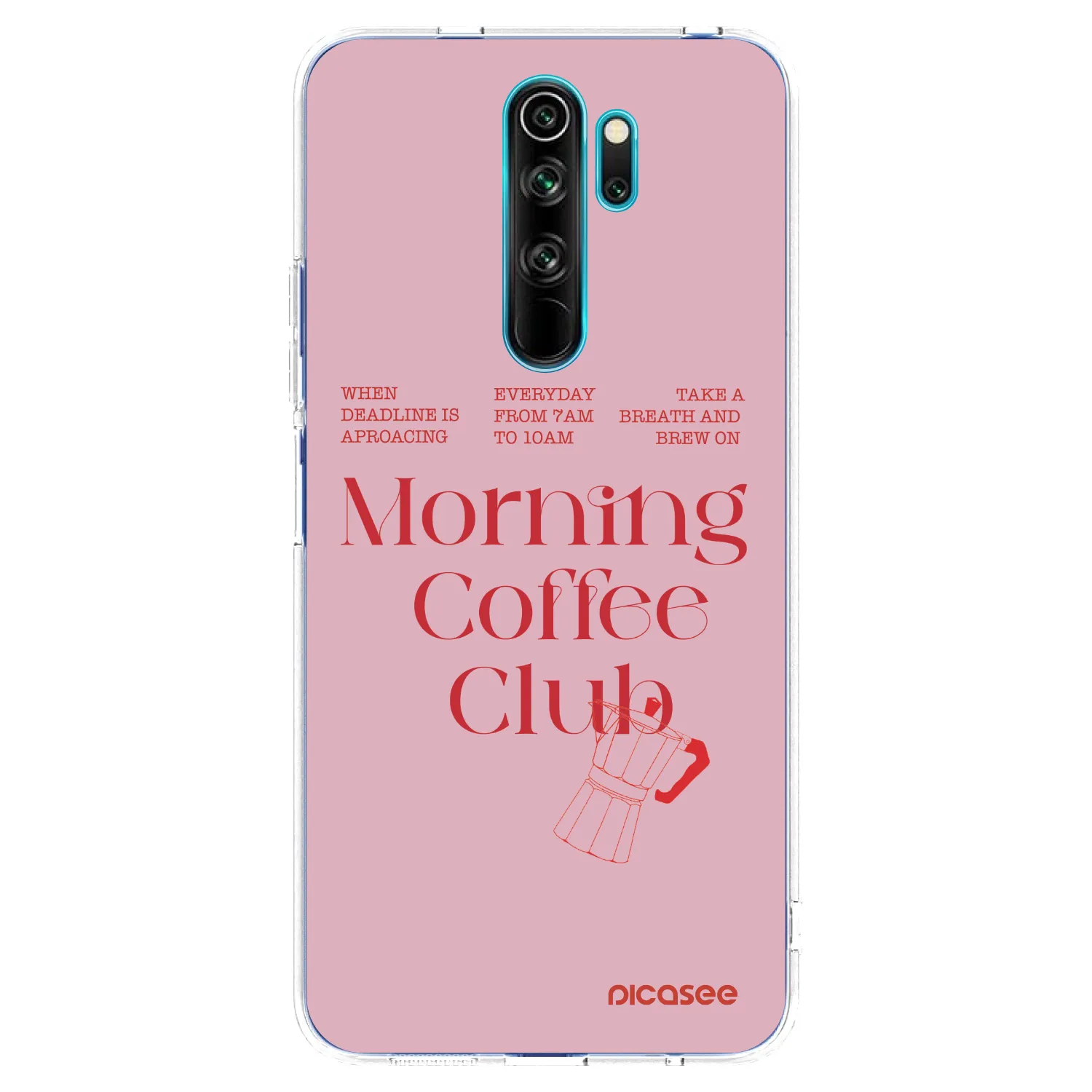 Picasee διαφανής θήκη σιλικόνης Xiaomi Redmi Note 8 Pro - Morning