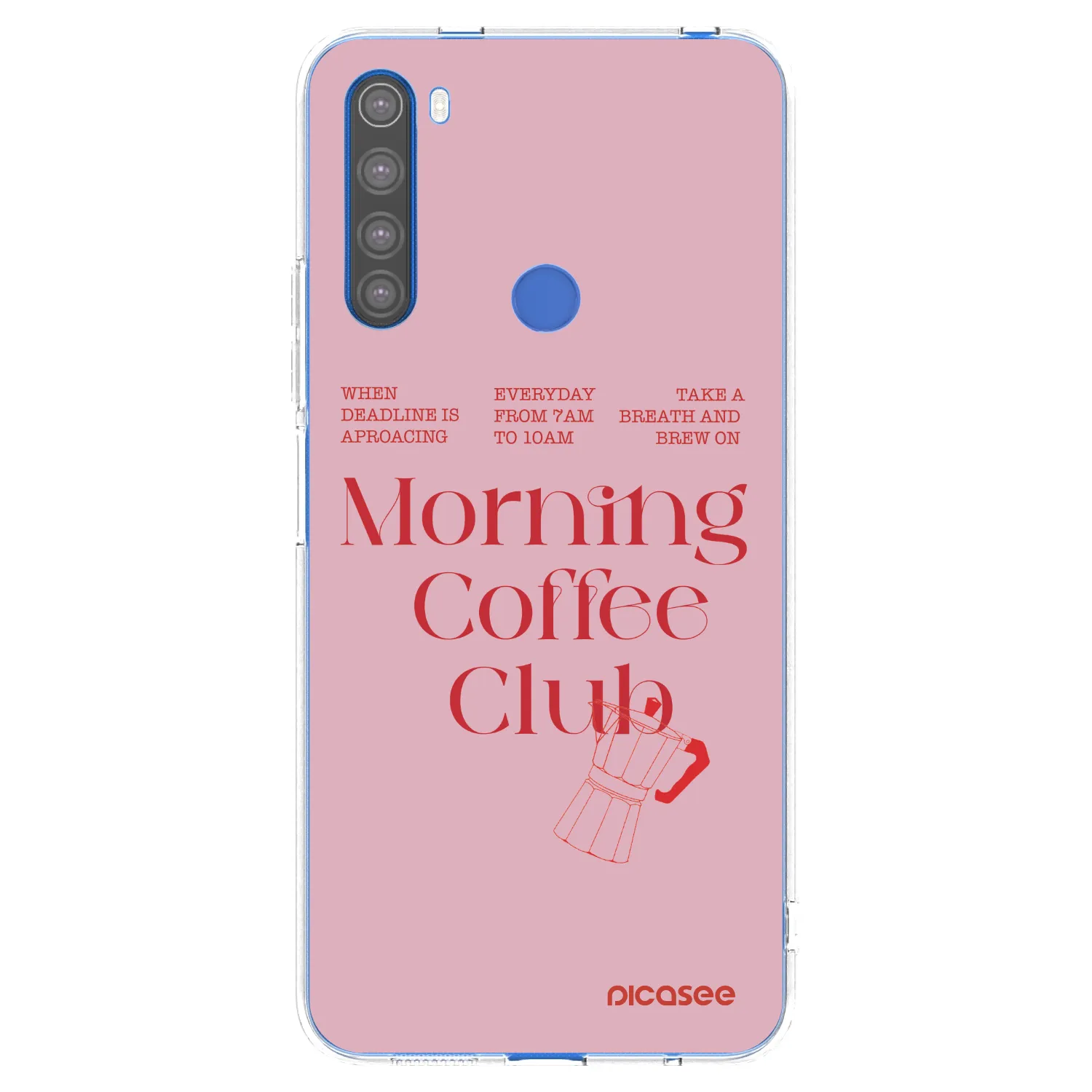 Picasee διαφανής θήκη σιλικόνης Xiaomi Redmi Note 8T - Morning
