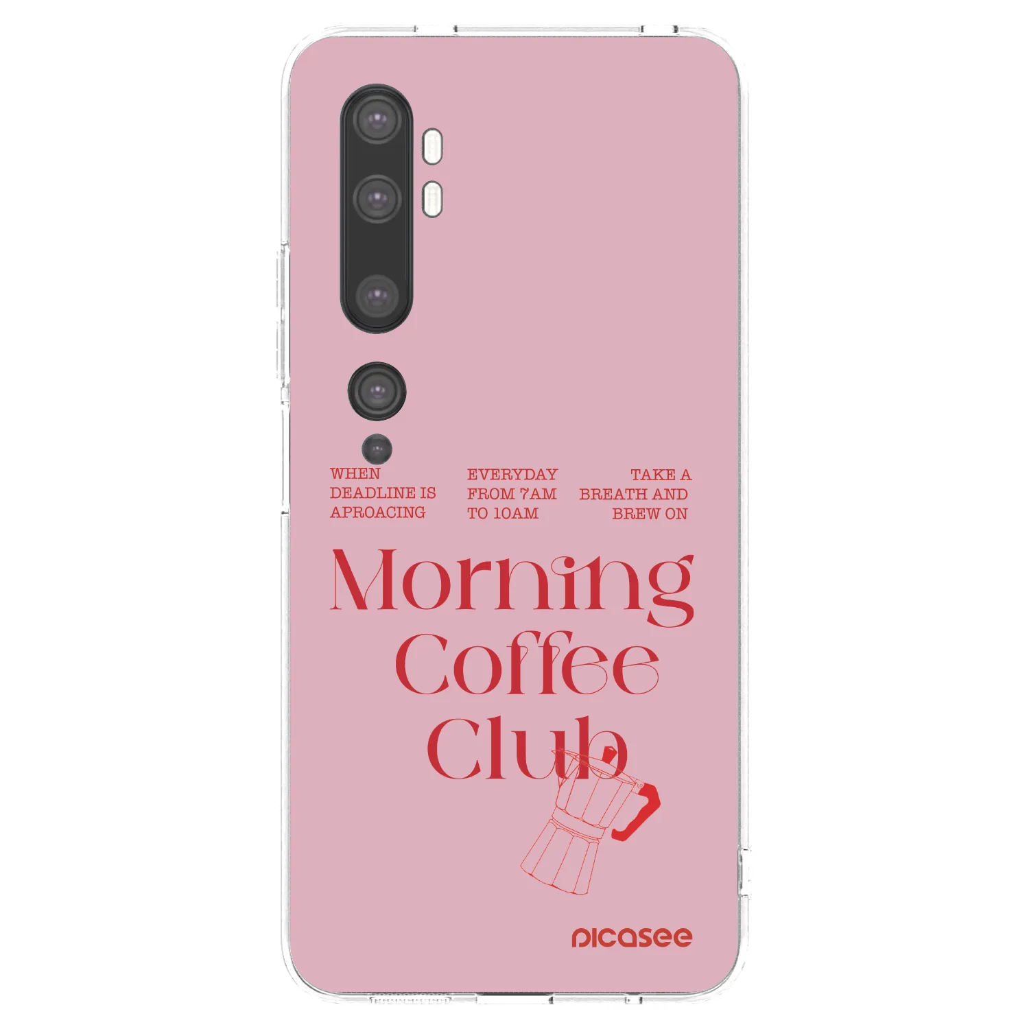 Picasee διαφανής θήκη σιλικόνης Xiaomi Mi Note 10 (Pro) - Morning
