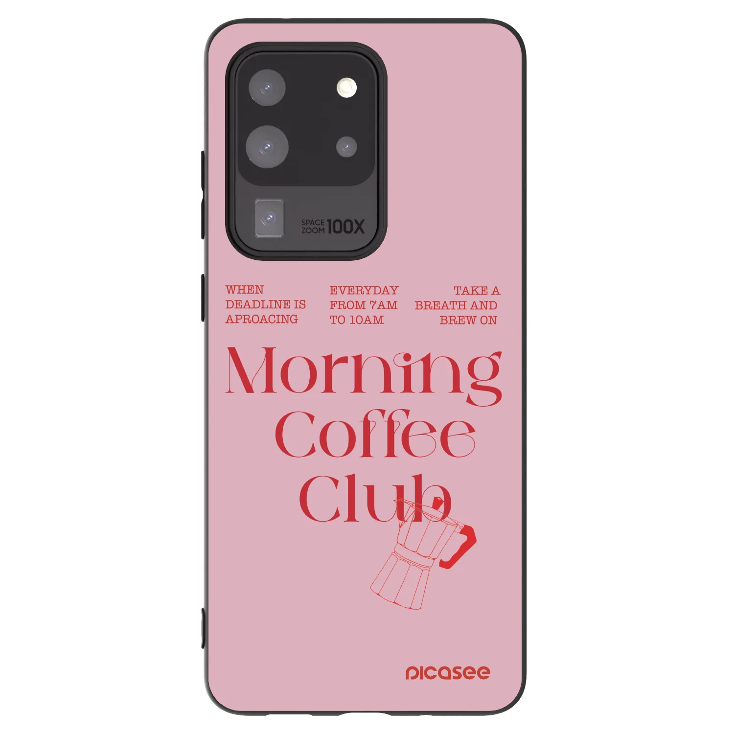 Picasee Μαύρη θήκη σιλικόνης για Samsung Galaxy S20 Ultra 5G G988F - Morning