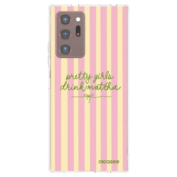Picasee διαφανής θήκη σιλικόνης Samsung Galaxy Note 20 Ultra - Pretty matcha