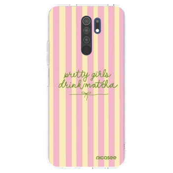 Picasee διαφανής θήκη σιλικόνης Xiaomi Redmi 9 - Pretty matcha