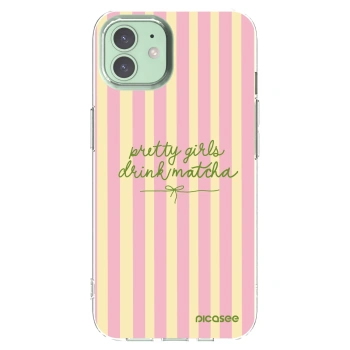 Picasee διαφανής θήκη σιλικόνης Apple iPhone 12 Pro - Pretty matcha