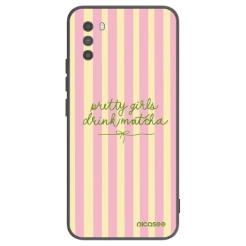 Picasee Μαύρη θήκη σιλικόνης για Xiaomi Poco M3 - Pretty matcha