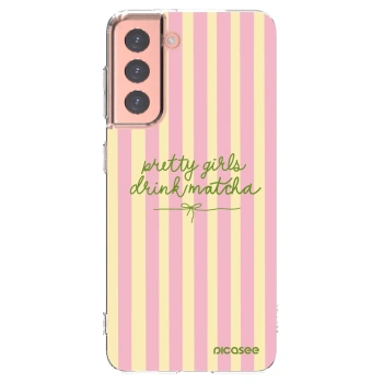 Picasee διαφανής θήκη σιλικόνης Samsung Galaxy S21 5G G991B - Pretty matcha