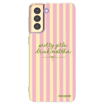 Picasee διαφανής θήκη σιλικόνης Samsung Galaxy S21+ 5G G996F - Pretty matcha