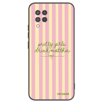 Picasee Μαύρη θήκη σιλικόνης για Samsung Galaxy A42 A426B - Pretty matcha