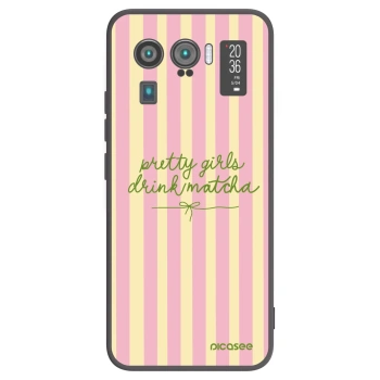 Picasee Μαύρη θήκη σιλικόνης για Xiaomi Mi 11 Ultra - Pretty matcha