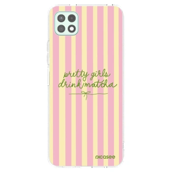 Picasee διαφανής θήκη σιλικόνης Samsung Galaxy A22 A226B 5G - Pretty matcha