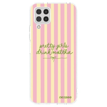Picasee διαφανής θήκη σιλικόνης Samsung Galaxy A22 A225F 4G - Pretty matcha