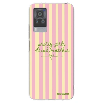 Picasee διαφανής θήκη σιλικόνης Vivo X60 Pro 5G - Pretty matcha