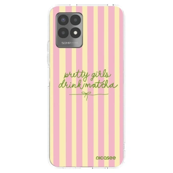 Picasee διαφανής θήκη σιλικόνης Realme 8i - Pretty matcha