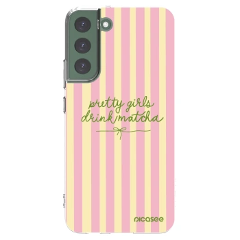 Picasee διαφανής θήκη σιλικόνης Samsung Galaxy S22+ 5G - Pretty matcha