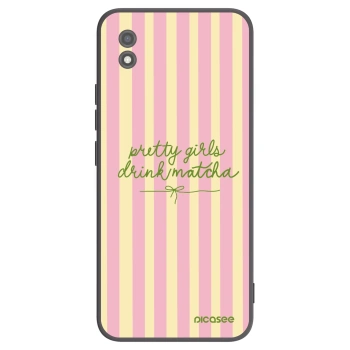 Picasee Μαύρη θήκη σιλικόνης για Realme C11 (2021) - Pretty matcha