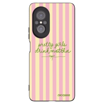 Picasee Μαύρη θήκη σιλικόνης για Huawei Nova 9 SE - Pretty matcha
