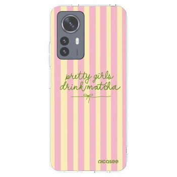 Picasee διαφανής θήκη σιλικόνης Xiaomi 12 Pro - Pretty matcha