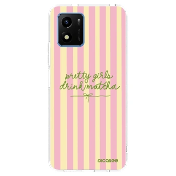 Picasee διαφανής θήκη σιλικόνης Vivo Y01 - Pretty matcha