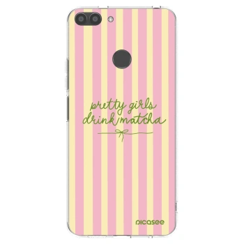 Picasee διαφανής θήκη σιλικόνης Huawei P Smart - Pretty matcha