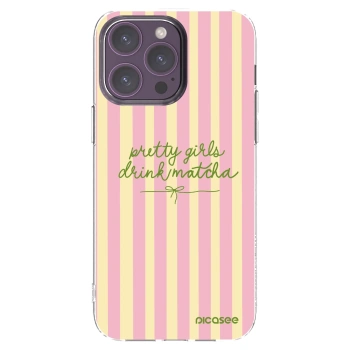 Picasee διαφανής θήκη σιλικόνης Apple iPhone 14 Pro Max - Pretty matcha
